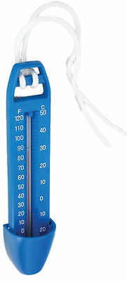 6-1/2 Swimming Pool Spa Thermometer Blue For Bath Hot Tub Pond